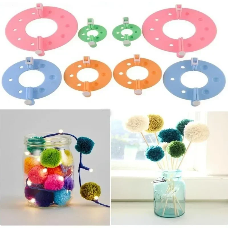 Pom Pom Maker Tool - Herramienta para Hacer Pompones en 4