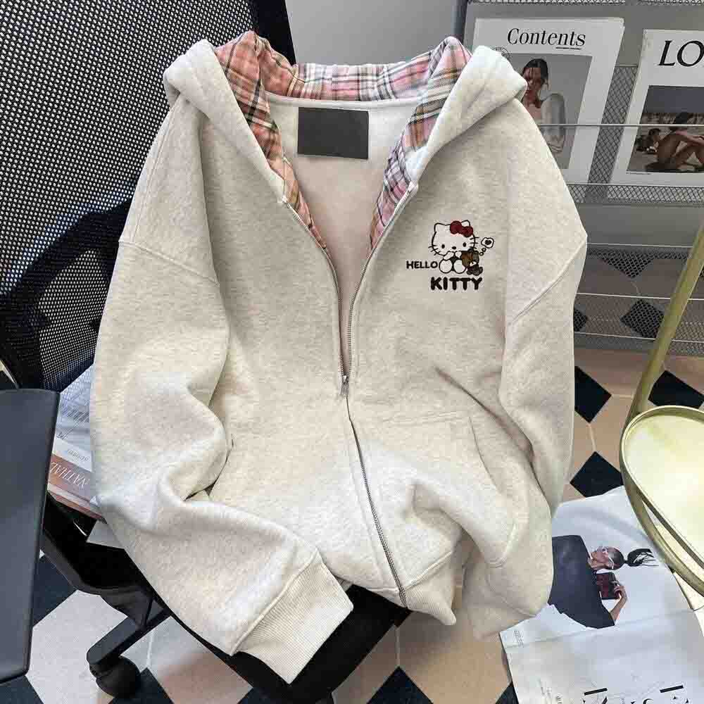 Embellish Knit - Sudadera con capucha de Hello Kitty
