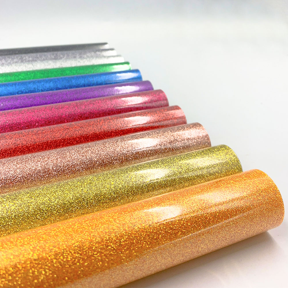 Glitter Vinyl Roll - Paquete de 11 Uds. De 12