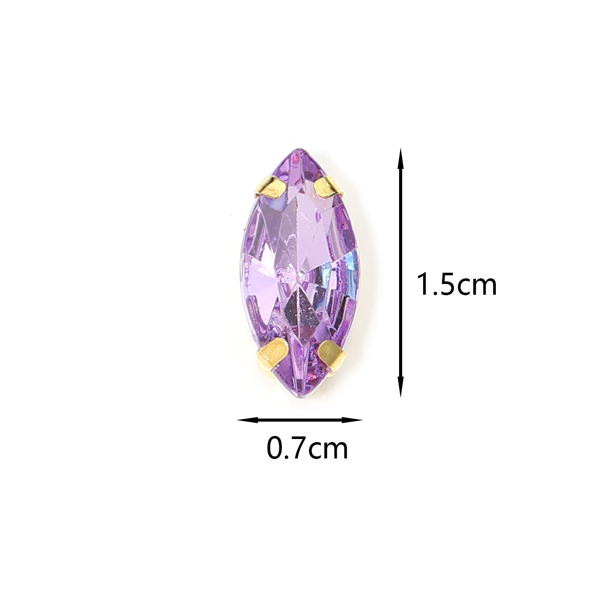 50 Uds. De diamantes de imitac - Sew On Rhinestone reseña y precio