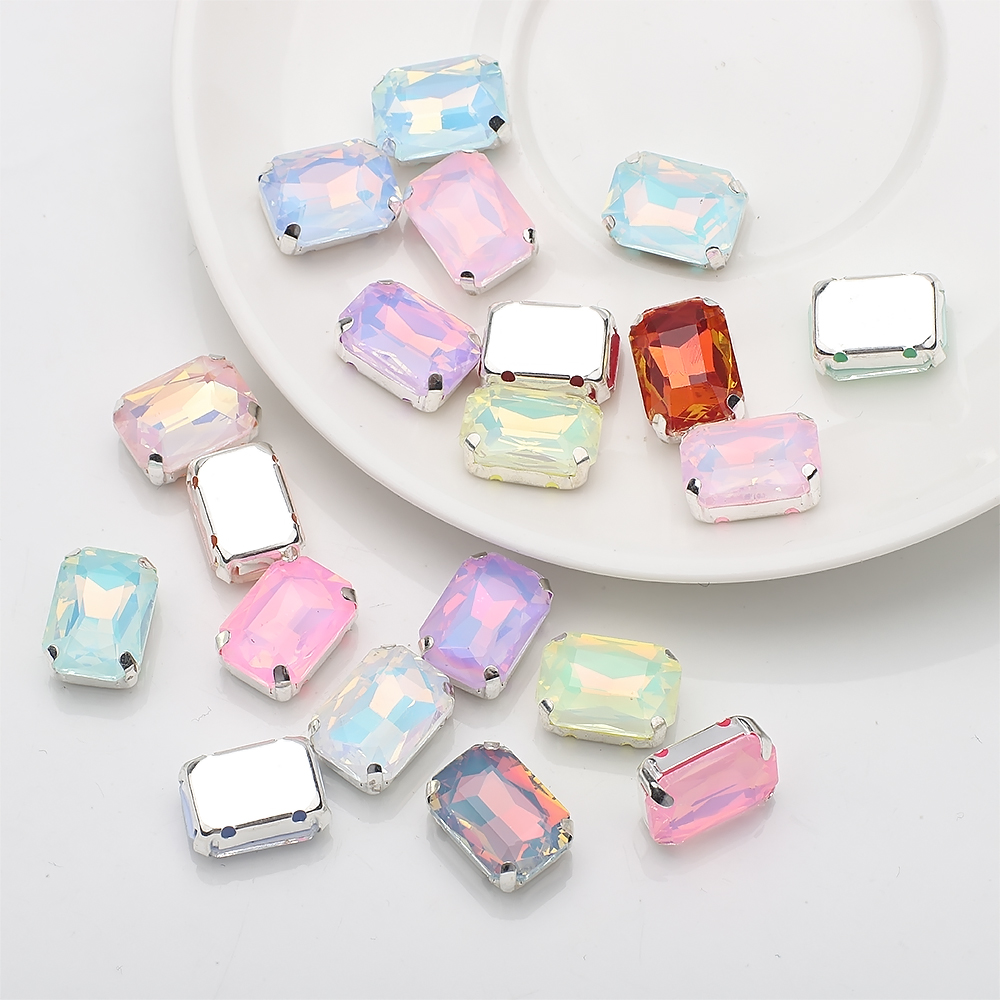 10 Uds. De 10x14mm para coser  - Sew On Rhinestone reseña y precio