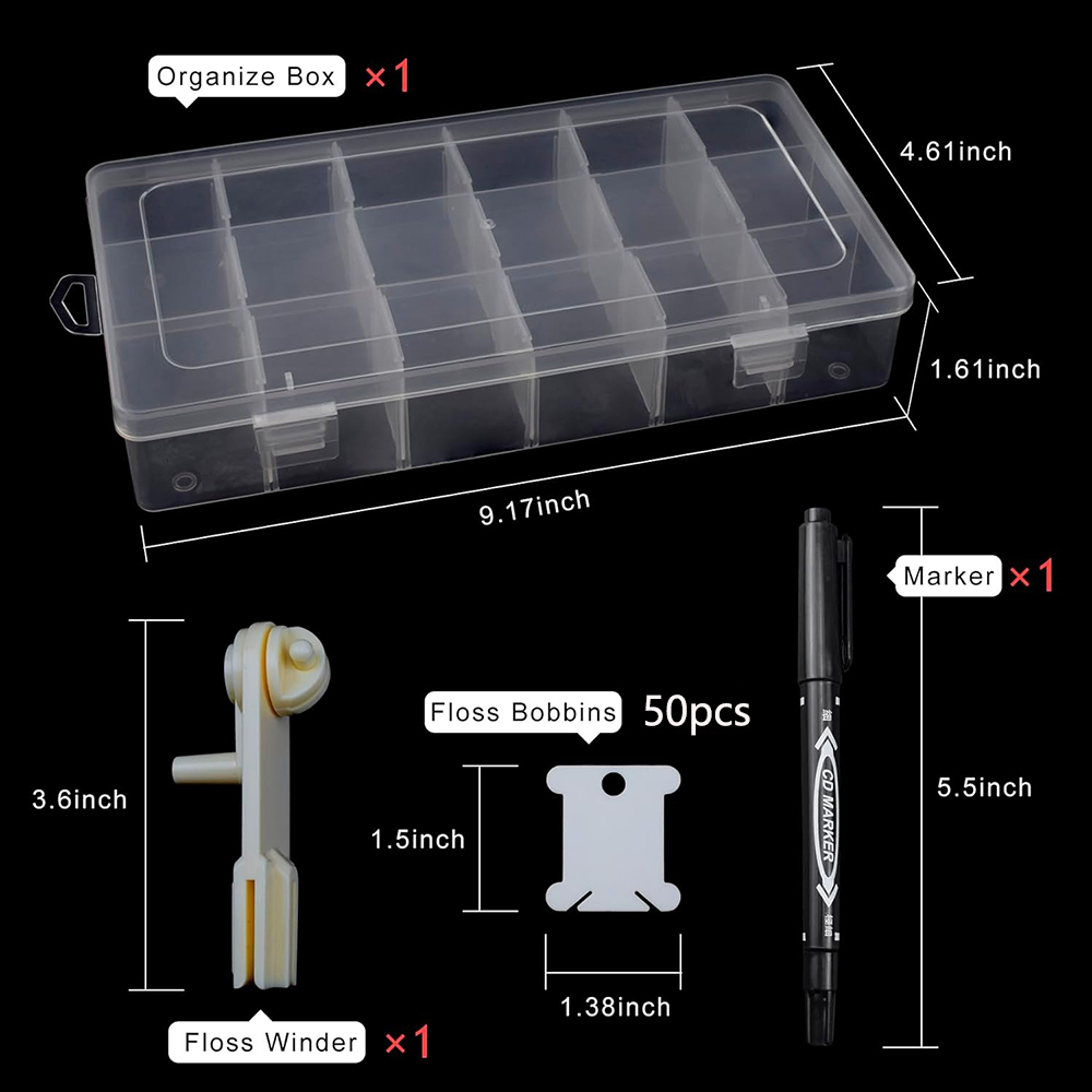Organizador de Hilos para Bord - Craft Embellishment Storage reseña y precio