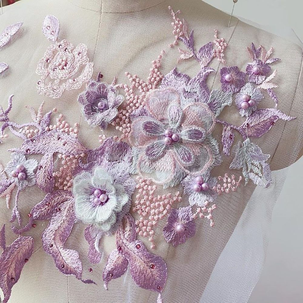 Telas de encaje con cuentas de - Embellishments For Scrapbooking reseña y precio