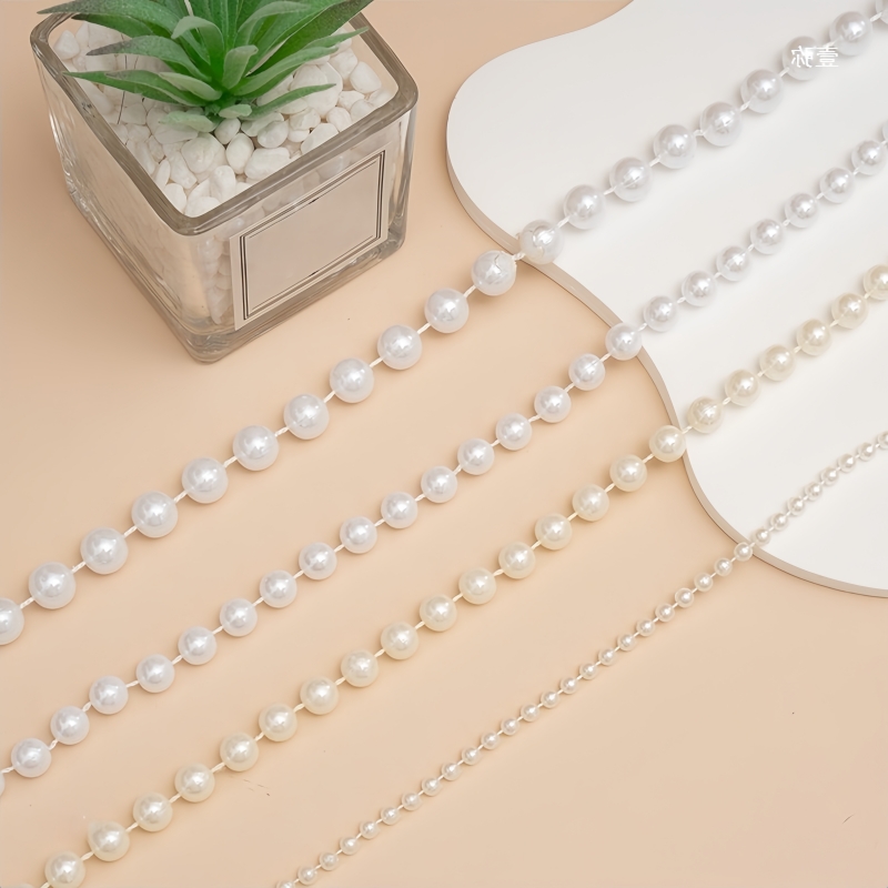 Cadena de cuentas de perlas de - Pearl Trim Chain reseña y precio