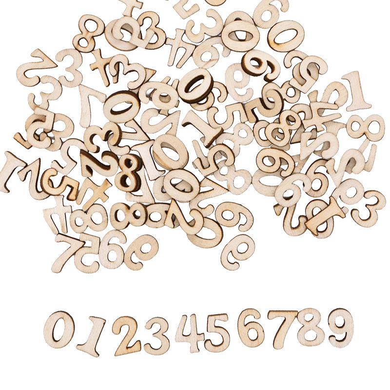 Letras del alfabeto de madera  - Embellishments For Scrapbooking reseña y precio