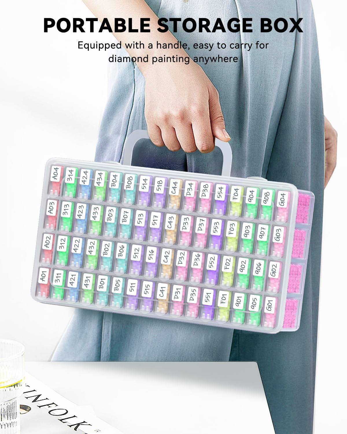 Caja de Almacenamiento para He - Craft Embellishment Storage reseña y precio