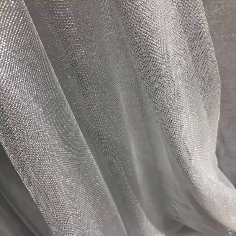 Tela elástica de malla, rejill - Crystal Mesh Fabric reseña y precio
