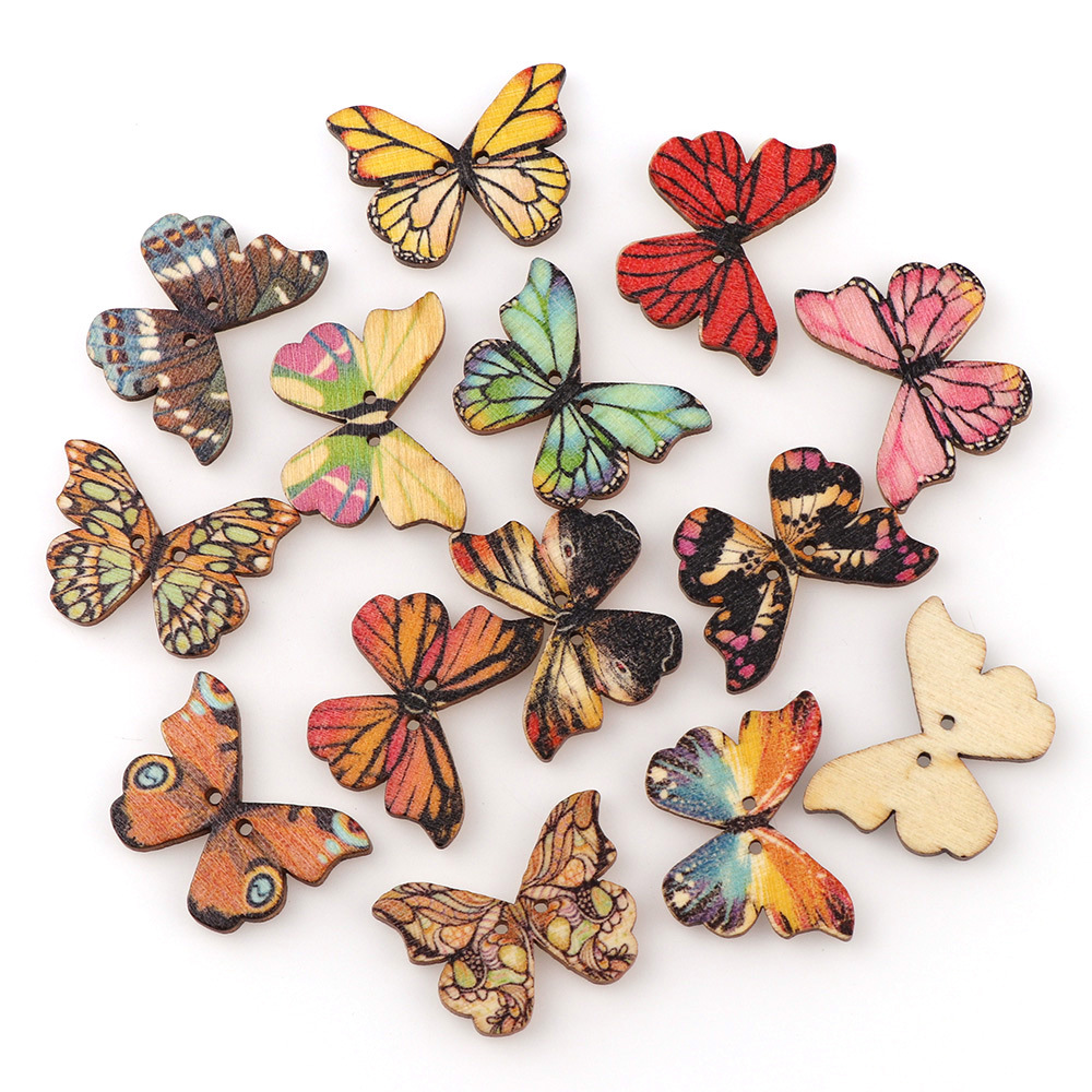 50 botones de madera con forma - Embellishments For Scrapbooking reseña y precio