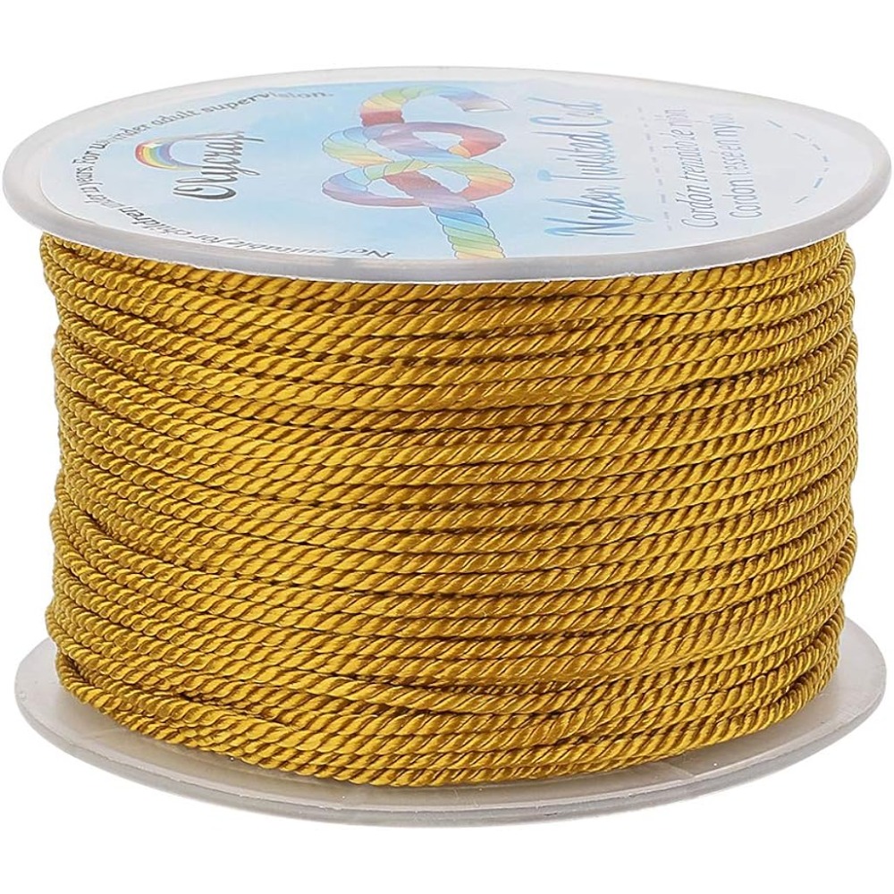 Cordón de nailon satinado tren - Cord Trim Twisted reseña y precio