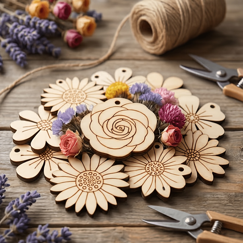 50 Piezas/Juego de Rodajas de  - Easter Craft Embellishment Set reseña y precio