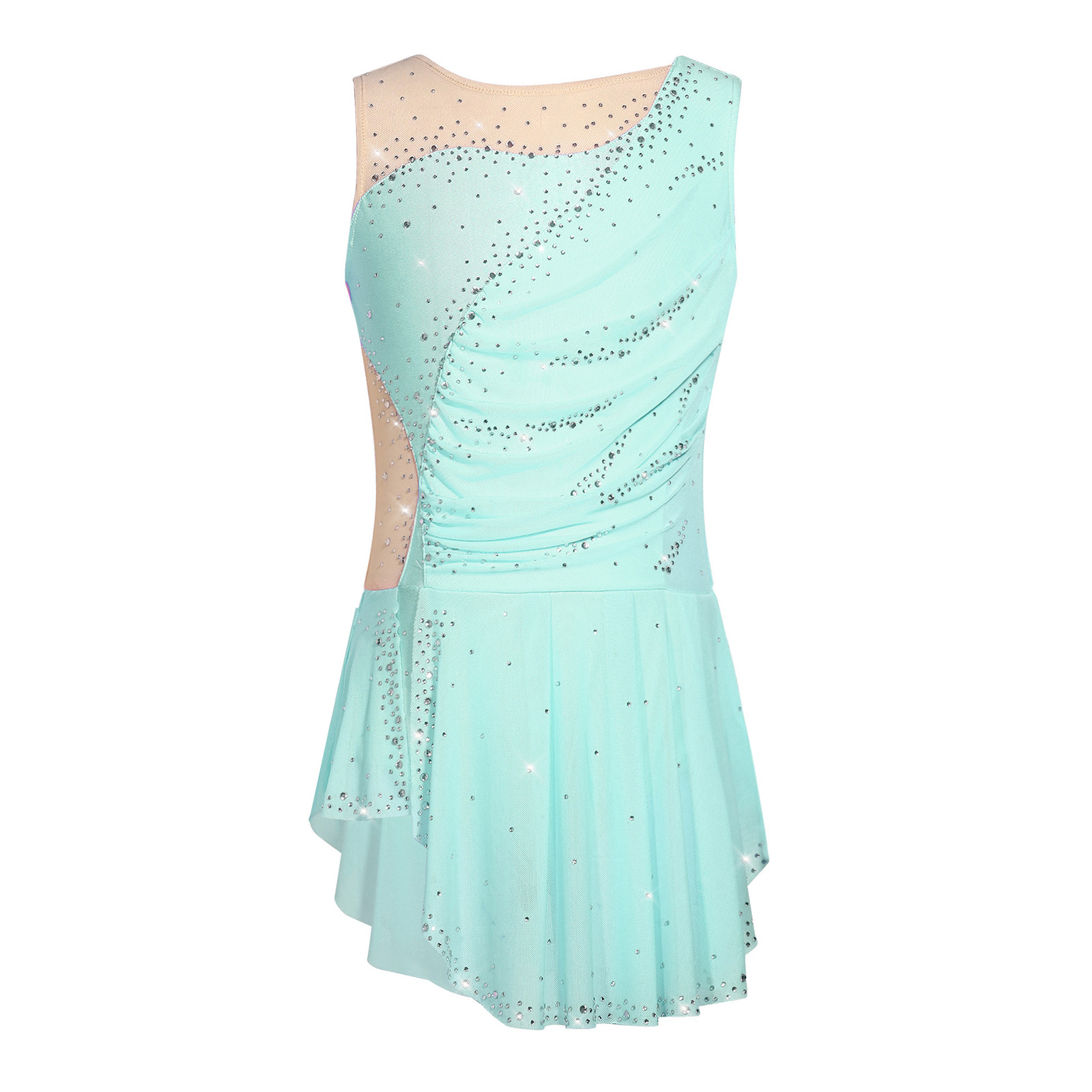 Traje de patinaje artístico pa - Rhinestone Banding Trim reseña y precio