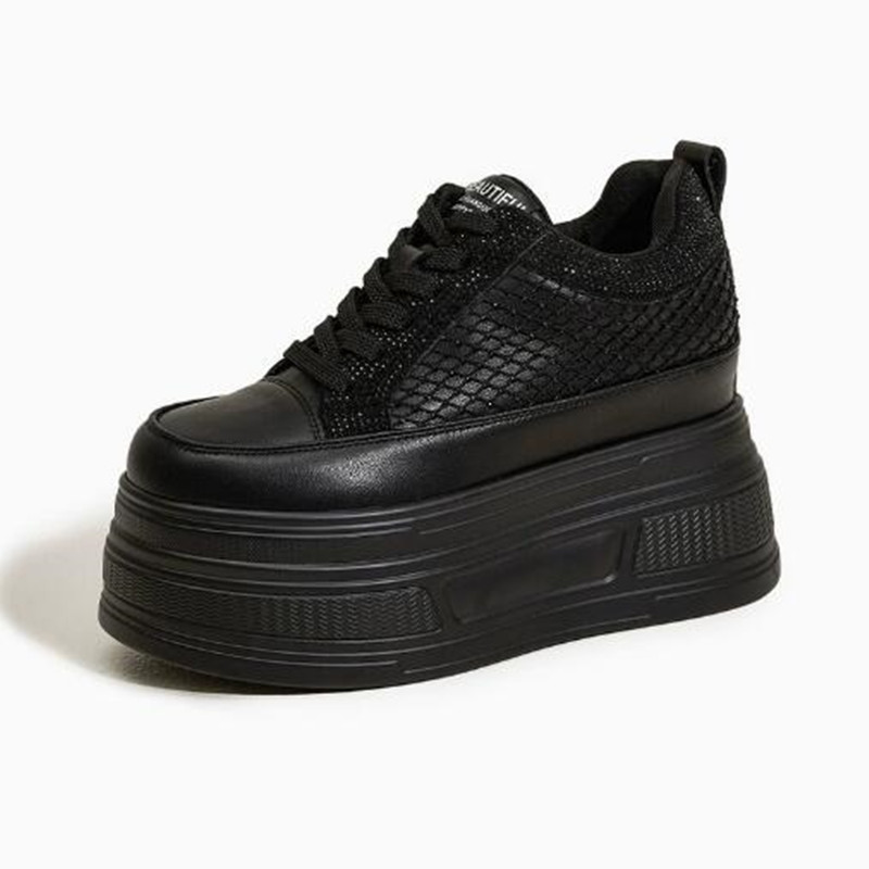 Zapatillas de Plataforma con C - Crystal Mesh Fabric reseña y precio