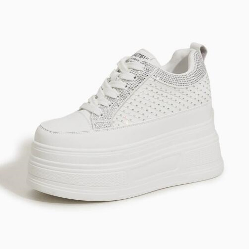Zapatillas de Plataforma con C - Crystal Mesh Fabric reseña y precio