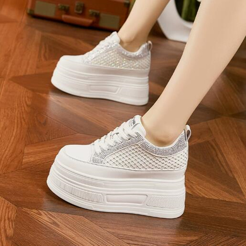 Zapatillas de Plataforma con C - Crystal Mesh Fabric reseña y precio