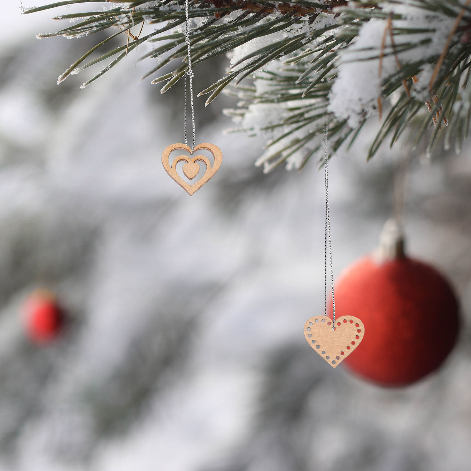1 Juego de Rebanadas de Corazó - Christmas Craft Embellishment reseña y precio