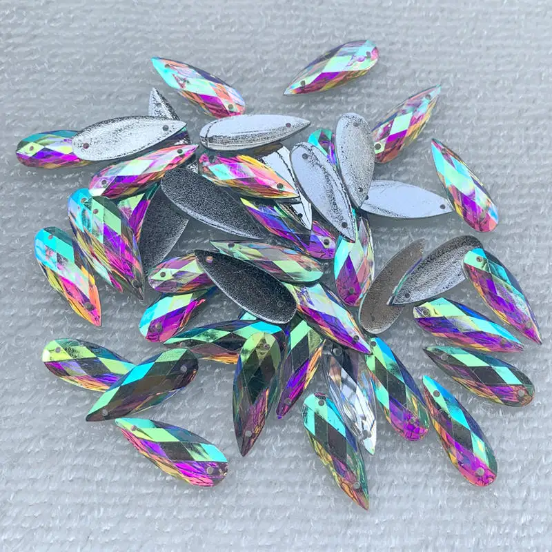 40 piezas de diamantes de imit - Sew On Rhinestone reseña y precio