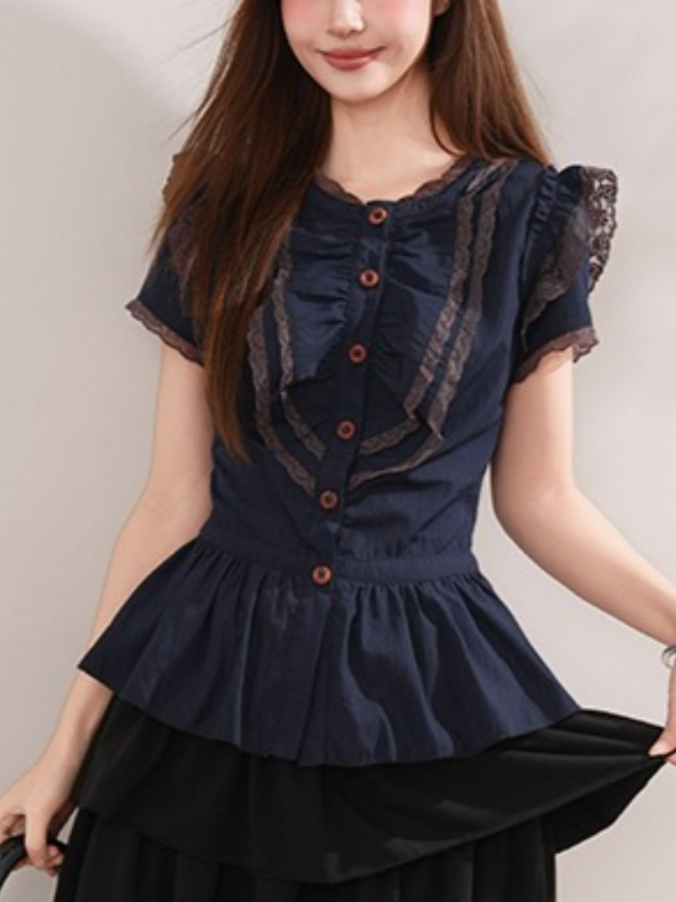 Conjunto de 2 piezas estilo gó - Elastic Lace Trim reseña y precio