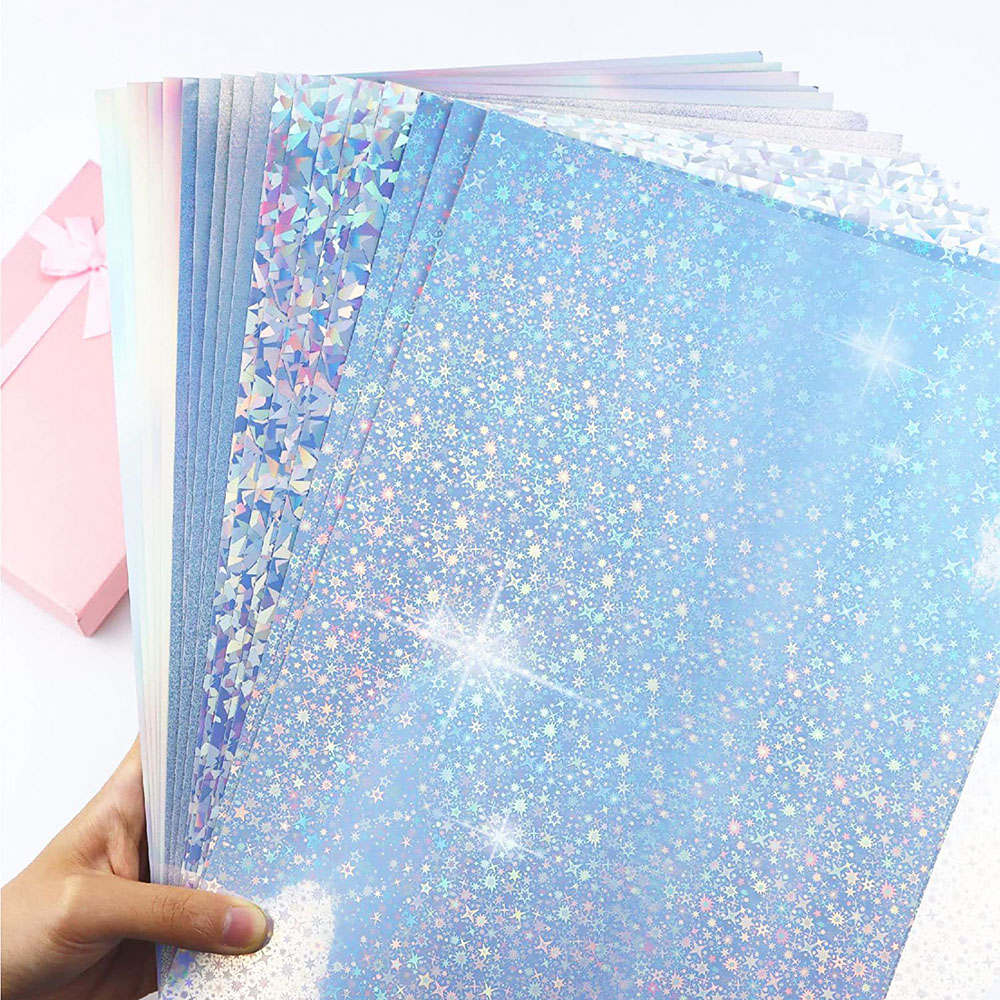 Pegatinas autoadhesivas con pu - Glitter Vinyl Roll reseña y precio