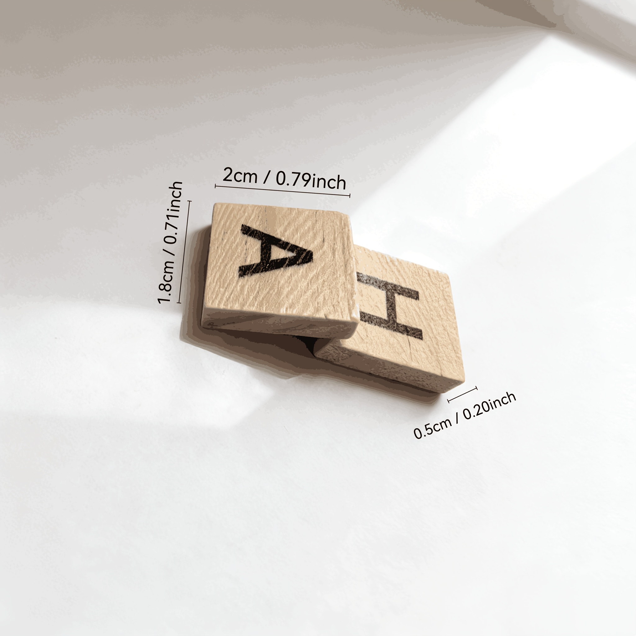 100 Cubos de Letras de Madera  - Embellish Craft reseña y precio