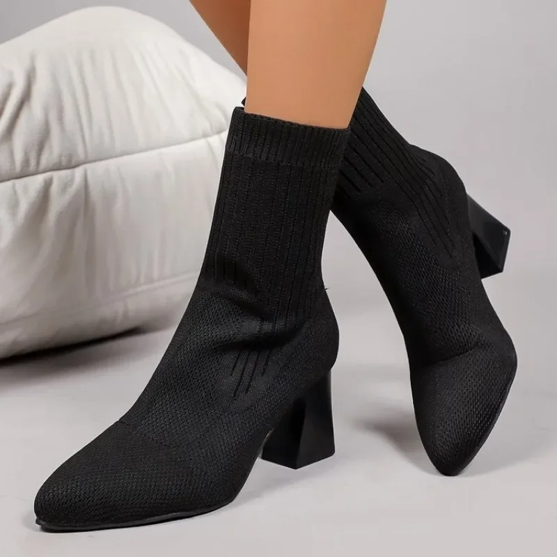 Botines de Punto para Mujer, c - Embellish Knit reseña y precio