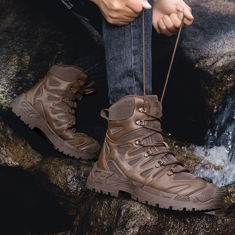 Botas tácticas de senderismo a - Guipure Lace Panel reseña y precio