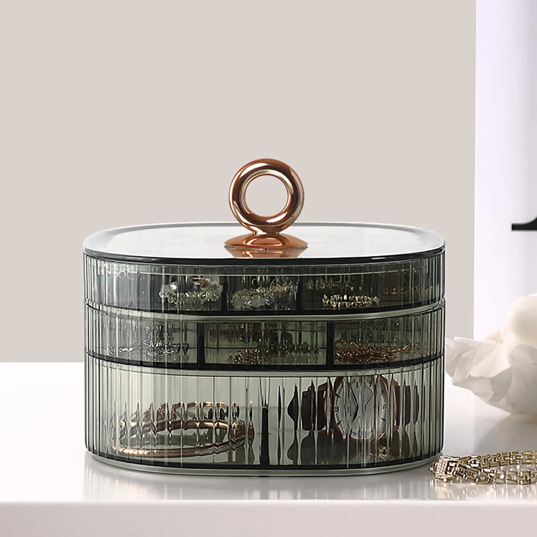 Caja de joyería, organizador d - Craft Embellishment Storage reseña y precio