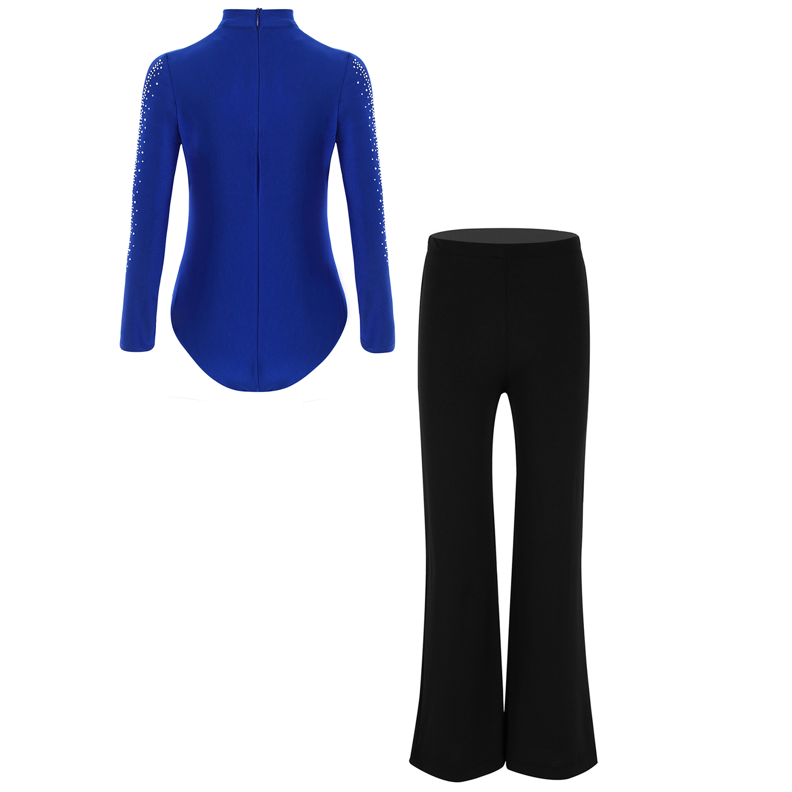 Traje de baile latino para niñ - Rhinestone Banding Trim reseña y precio