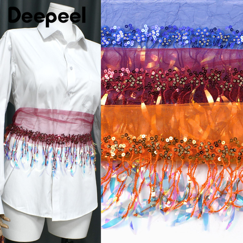 2/5/10 Yardas de Flecos de Len - Beaded Trim Fringe reseña y precio