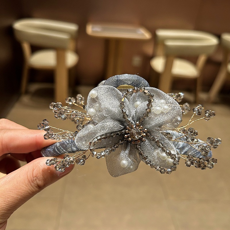 Accesorios coreanos elegantes  - Crystal Mesh Fabric reseña y precio